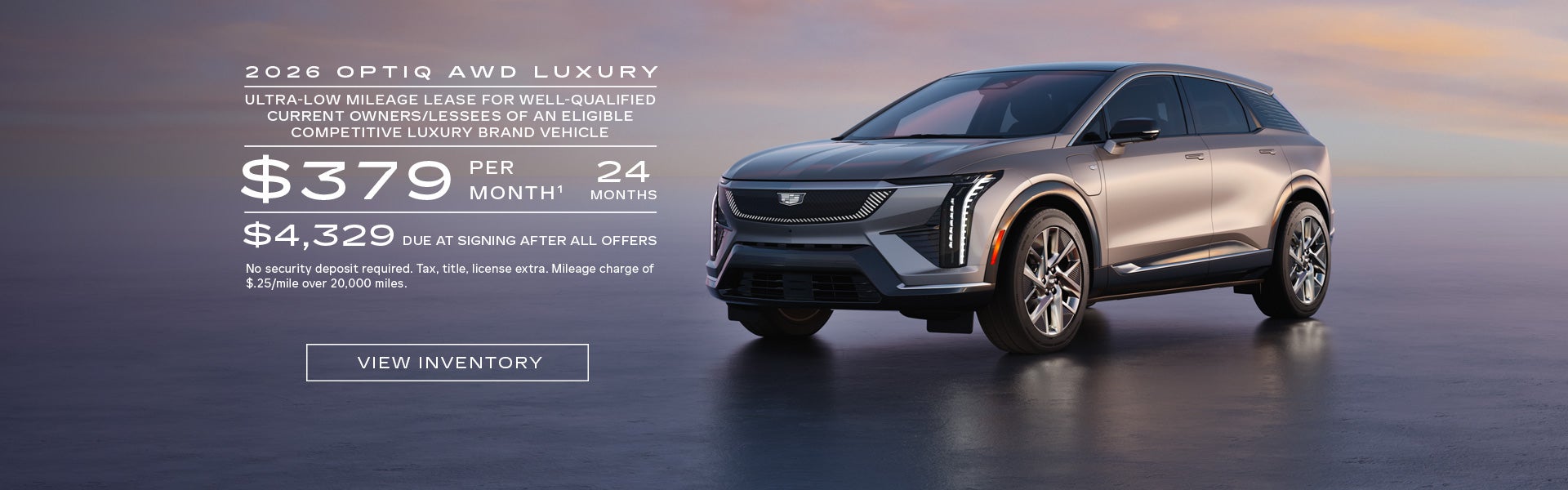 2026 OPTIQ AWD LUXURY. Ultra-low milege lease for well-qualified current owners/lessees of an eli...